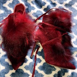 Fur heels